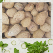 アーモンド秋秋のパターン キッチンタオル (折り畳み)