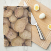 アーモンド秋秋のパターン キッチンタオル (四つ折り)