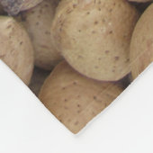 アーモンド秋秋のパターン フリースブランケット (角)