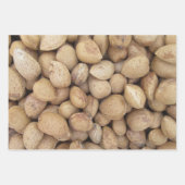 アーモンド秋秋のパターン ラッピングペーパーシート (正面)