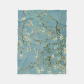 アーモンド絵画フラズズバイヴァンゴッホ フリースブランケット (正面)