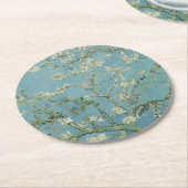 アーモンド絵画フラズズバイヴァンゴッホ ラウンドペーパーコースター (アングル)