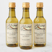 アーモンド風味カスタムラベル ワインラベル (ボトル)