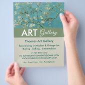 アーモンド・フラズヴァン・ゴッホ、美術商、ギャラリー チラシ (手)