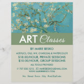 アーモンド·ブラウズバイヴィンセント·ヴァン·ゴッホアート·クラス チラシ (正面)