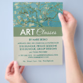 アーモンド·ブラウズバイヴィンセント·ヴァン·ゴッホアート·クラス チラシ (手)