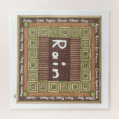 アーユニークトパズル – 雨 ジグソーパズル (横)