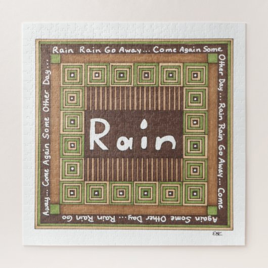 アーユニークトパズル – 雨 ジグソーパズル (縦)