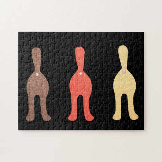 アーユニークトパズル- 3猫お尻#1 ジグソーパズル (横)