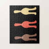 アーユニークトパズル- 3猫お尻#1 ジグソーパズル (縦)