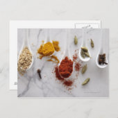 アーユルヴェーダ温暖化スパイス ポストカード (正面/裏面)