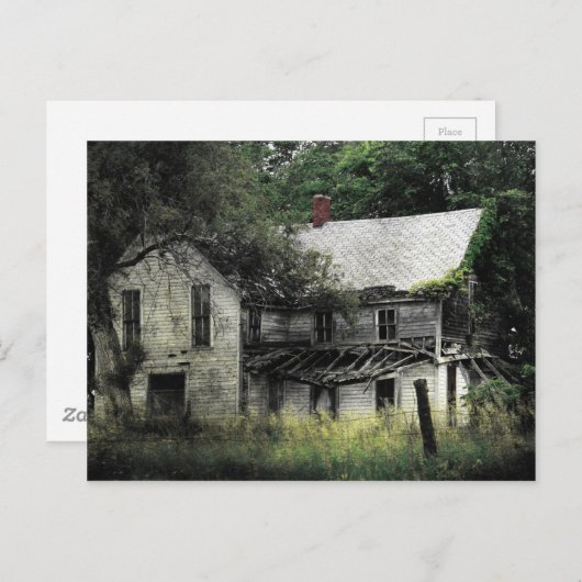 アーラルミズーリの放棄された家 ポストカード (正面/裏面)