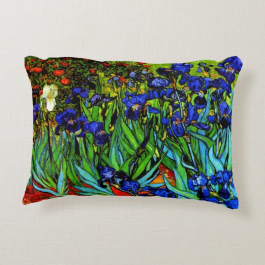 アーリス、ヴァン・ゴッホの有名なアートワーク。 アクセントクッション (裏面)