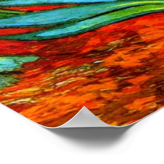 アーリス、ヴァン・ゴッホの有名なフローラ絵画の話。 ポスター (角)