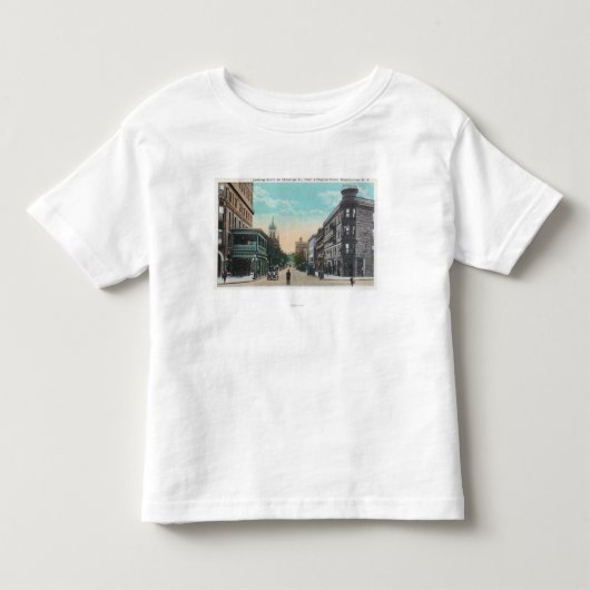 アーリントンからのChenango Stの南眺め トドラーTシャツ (正面)