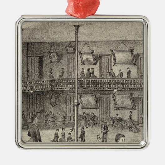 アーリントンのパーラー、海果樹園、NJ メタルオーナメント (正面)