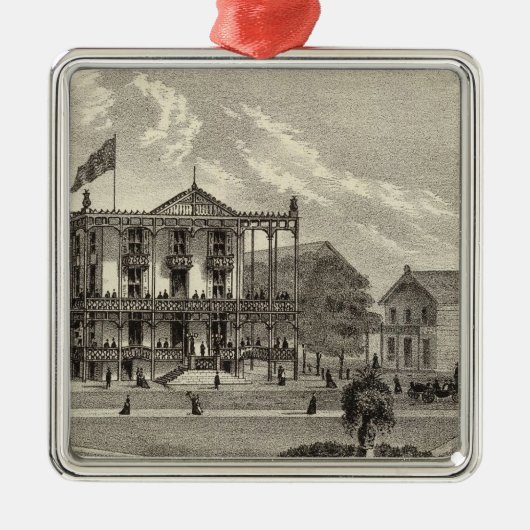 アーリントンの家、海果樹園、NJ メタルオーナメント (正面)