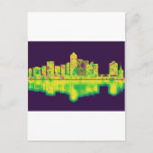 アーリントンテキサス州スカイライン シーズンポストカード (正面)