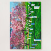 アーリントンバージニア。クリスマスグリーティング ジグソーパズル (縦)