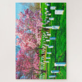 アーリントンバージニア。クリスマスグリーティング ジグソーパズル (縦)