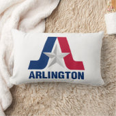 アーリントン国旗、テキサス州・ランバーピロー ランバークッション (ブランケット)