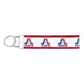 アーリントン国旗、テキサス州 リストバンドキーホルダー (鍵左)