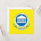 アーリントン国旗（バージニア州） カード (正面/裏面インサイチュ)