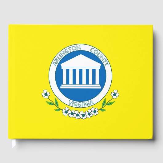 アーリントン国旗(バージニア州) ゲストブック (正面)