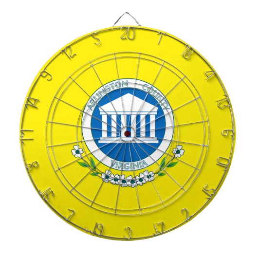 アーリントン国旗(バージニア州) ダーツボード (正面)