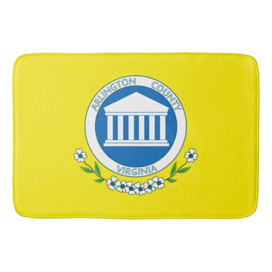 アーリントン国旗（バージニア州） バスマット (正面)