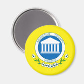 アーリントン国旗（バージニア州） マグネット (正面/裏面)