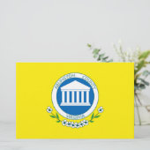 アーリントン国旗（バージニア州） 便箋 (スタンド正面)