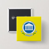 アーリントン国旗（バージニア州） 缶バッジ (正面&裏面)