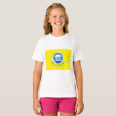 アーリントン国旗(バージニア州) Tシャツ (正面フル)