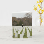 アーリントン国立墓地のタップ カード (黄色い花)