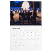 アーリントン国立墓地 カレンダー (3月 2026)