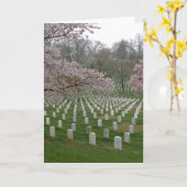 アーリントン国立墓地 カード (黄色い花)