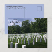 アーリントン国立墓地 バージニア州 ポストカード (正面/裏面)