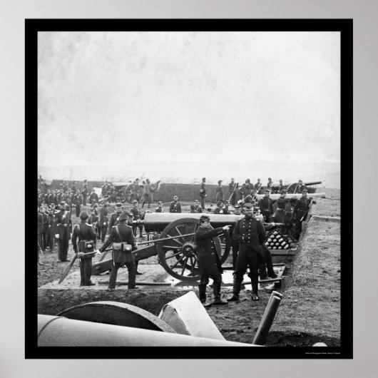 アーリントン銃クルー掘削1863 ポスター (正面)