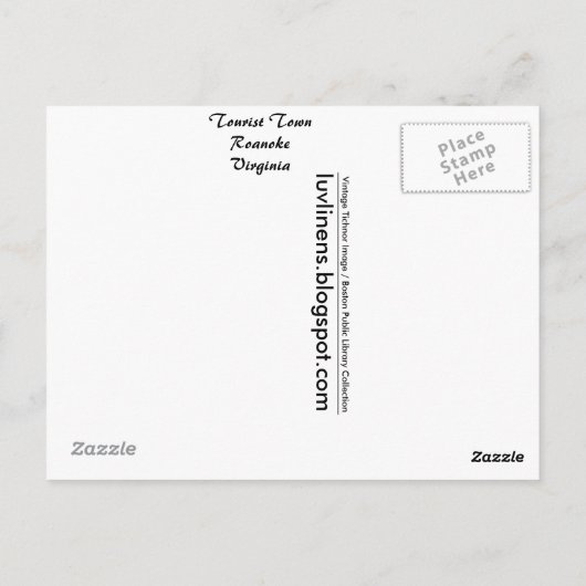 アーリントン・ウォー・メモリアル・バージニア ポストカード (裏面)