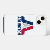 アーリントン (テキサス州) の旗 Case-Mate iPhone カバー (裏面横)