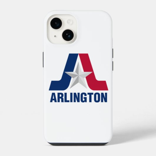 アーリントン (テキサス州) の旗 Case-Mate iPhone カバー (裏面)