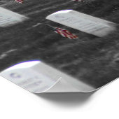 アーリントンB&Wカラーフラグ ポスター (角)