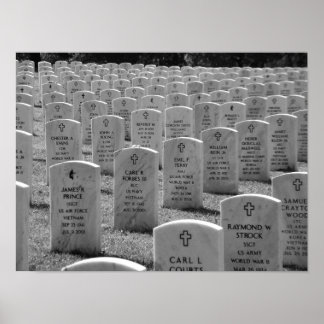 アーリントンB&W ポスター