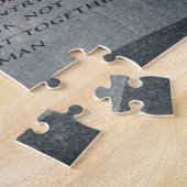 アーリントンJFK引用文 ジグソーパズル (側面)