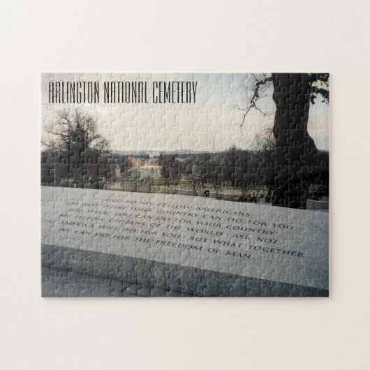 アーリントンJFK引用文 ジグソーパズル (横)