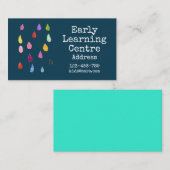 アーリーズセ学ンターデイサービスレインドロップアート 名刺 (正面/裏面)