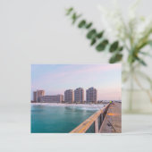 アーリーナバラビーチフロリダ魚釣りはがき ポストカード (スタンド正面)