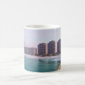 アーリーナバラビーチフロリダ魚釣り コーヒーマグカップ (中央)