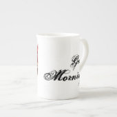 アーリーバードボーン中国マグ ボーンチャイナマグカップ (正面右)